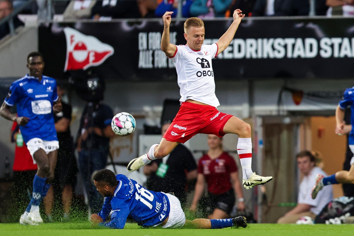 Stian Stray Molde er et gult kort unna suspensjon. (Foto: NTB)