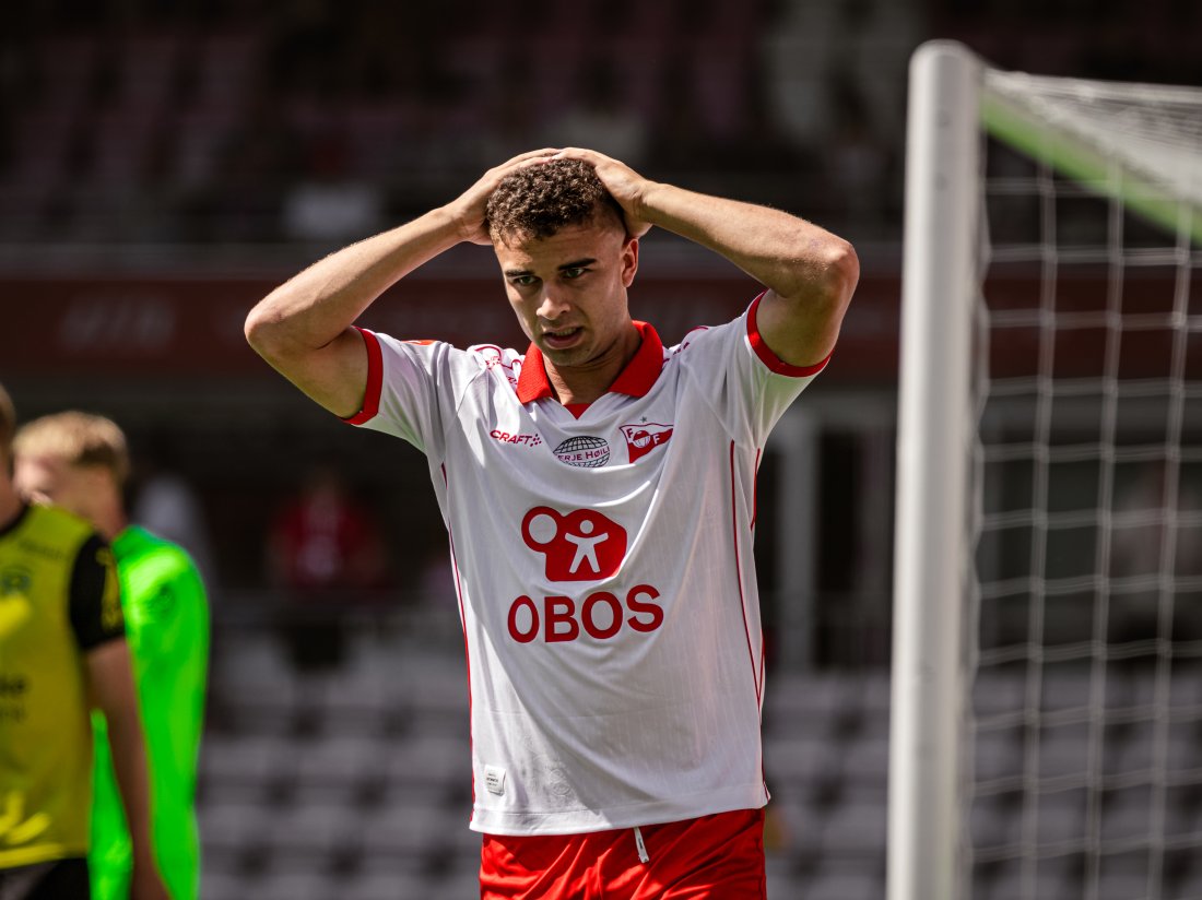 Henrik Skogvold skapte mye trøbbel for Lillestrøm-forsvaret de første 45 minuttene. (Foto: Jonas Fjeld / Qwerty AS)