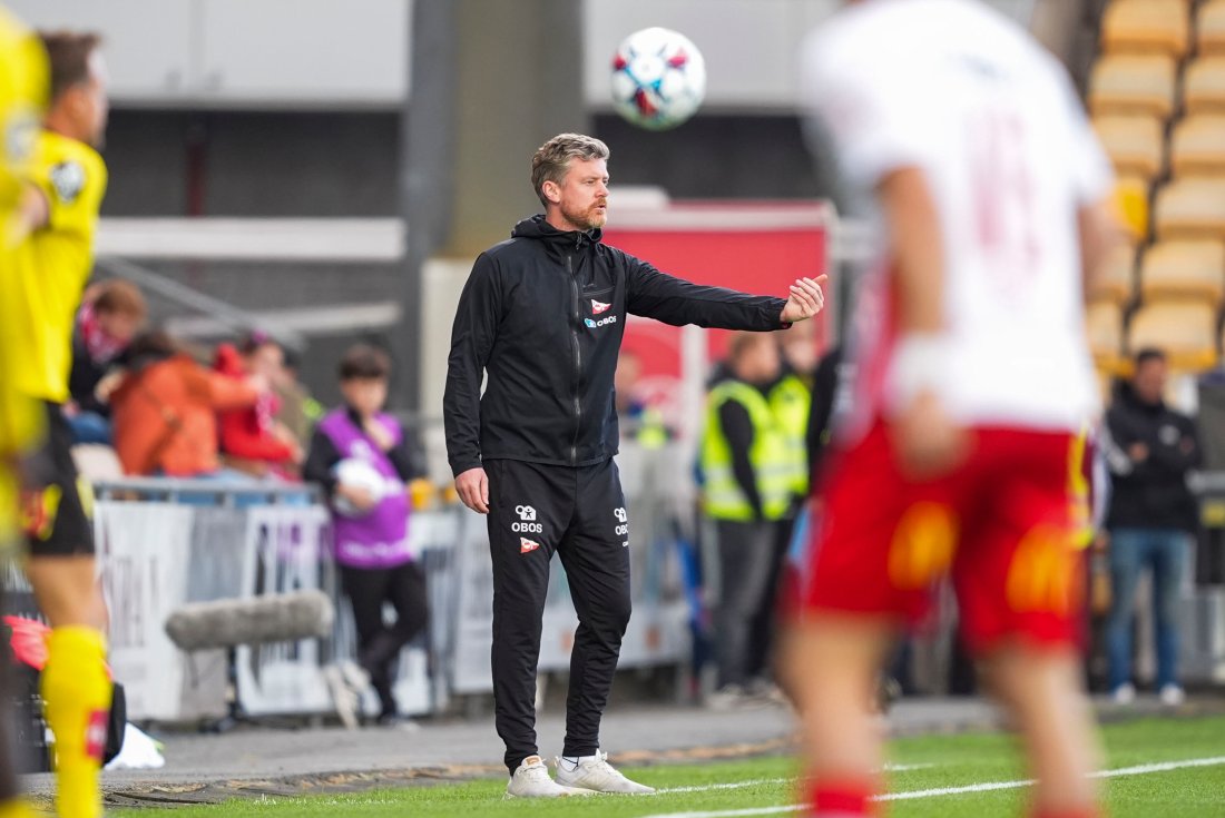 Andreas Hagen gjorde flere grep underveis i kampen. (Foto: Terje Pedersen / NTB)
