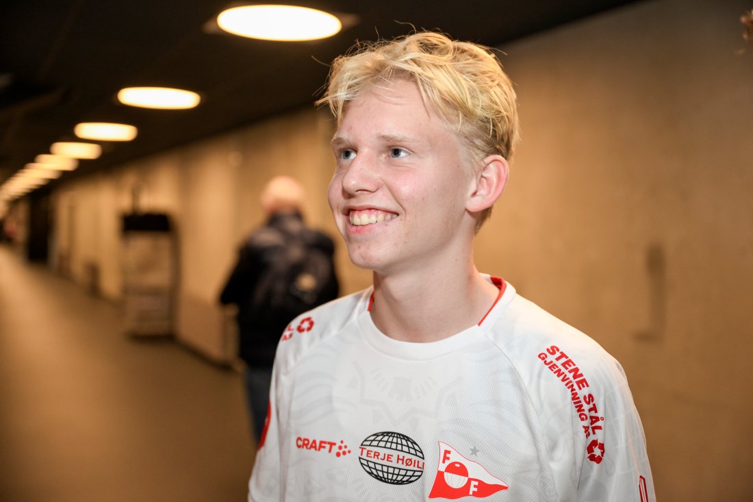En stolt debutant. (Foto: NTB)