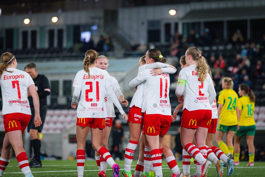 Opprykk står på trappene for FFK Kvinner, for andre år på rad. Tre poeng på søndag sikrer nettopp det. (Foto: Qwerty AS)
