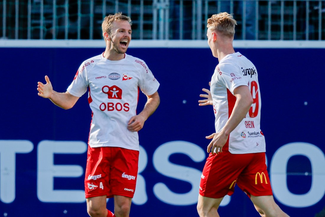 Stian Stray Molde satt inn vinnermålet. (Foto: Svein Ove Ekornesvåg / NTB)