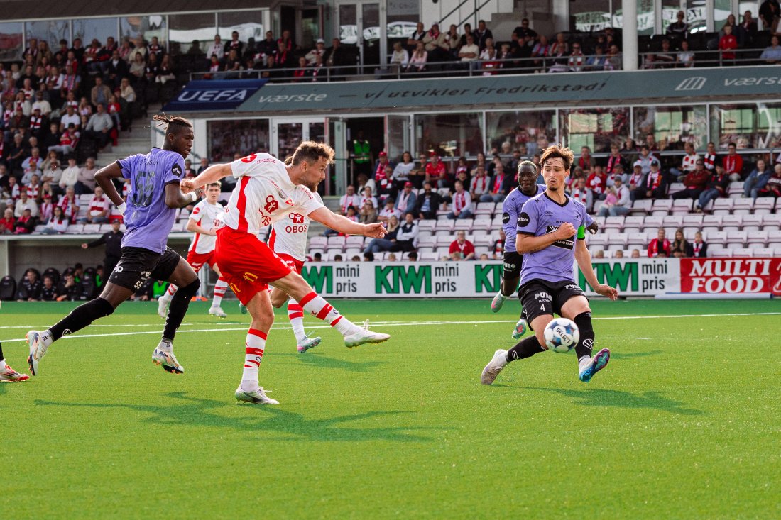 Nuñez smalt inn sitt første for FFK. (Foto: Qwerty AS)
